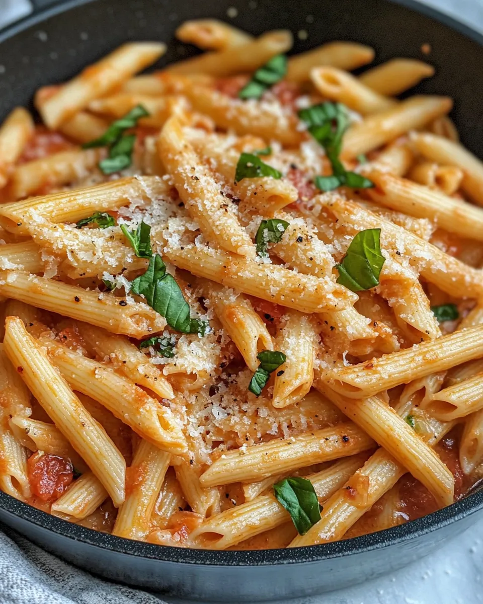 Easy Spicy Calabrian Chili Vodka Penne recipe photo