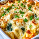 Homemade Spinach-Artichoke Tortellini Bake recipe photo