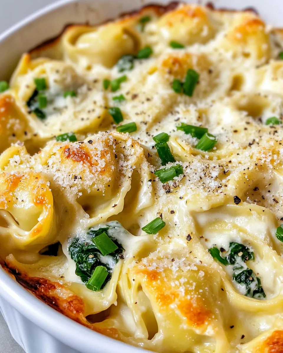 Delicious Spinach-Artichoke Tortellini Bake picture