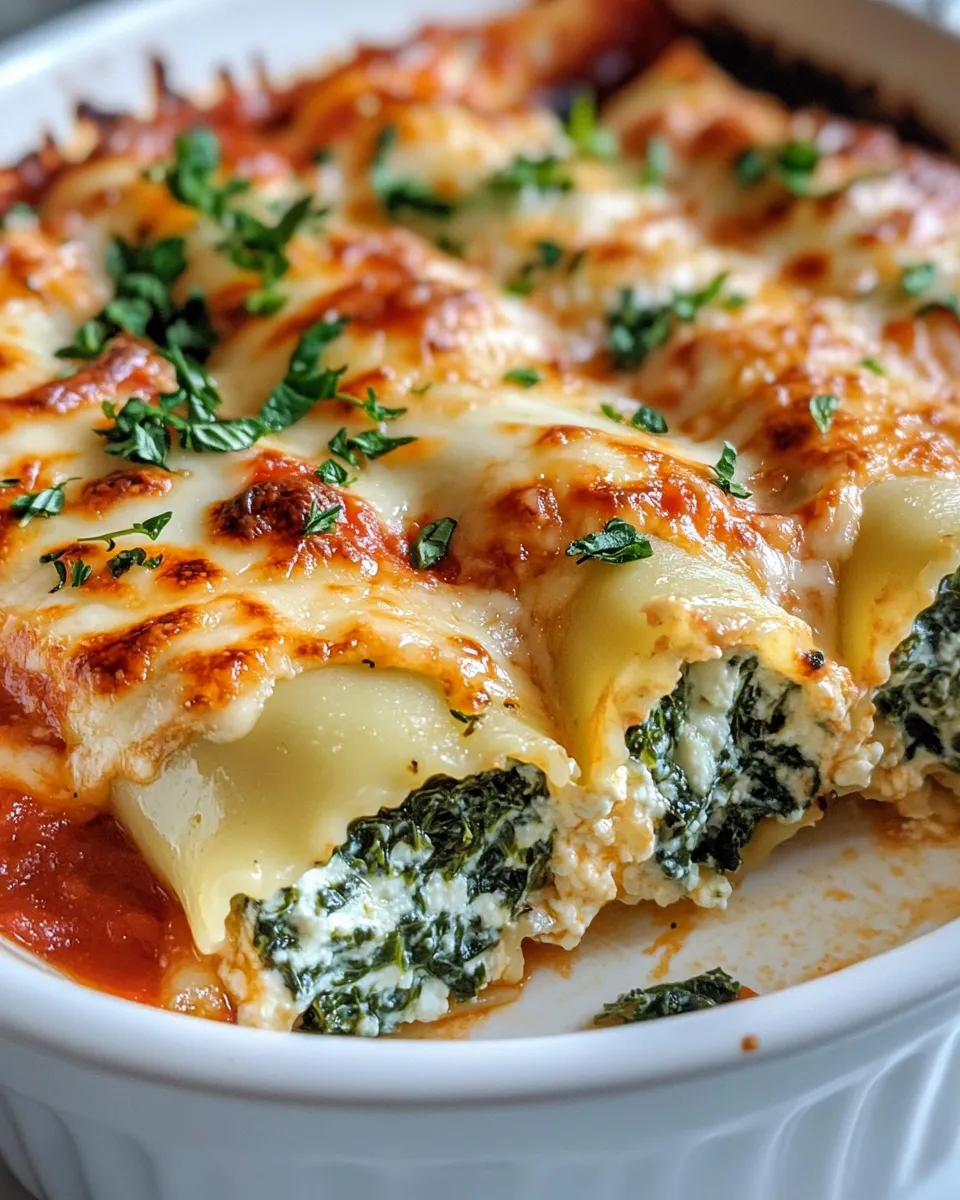 Delicious Spinach & Ricotta Lasagna Roll-Ups picture