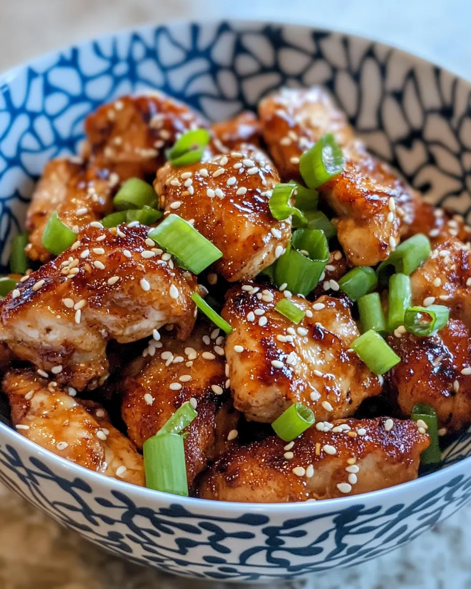 Classic Sticky Ginger-Soy Chicken Bites (20 Minutes) dish photo