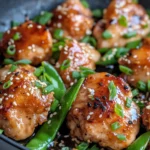 Homemade Sticky Hoisin-Ginger Chicken with Snap Peas photo