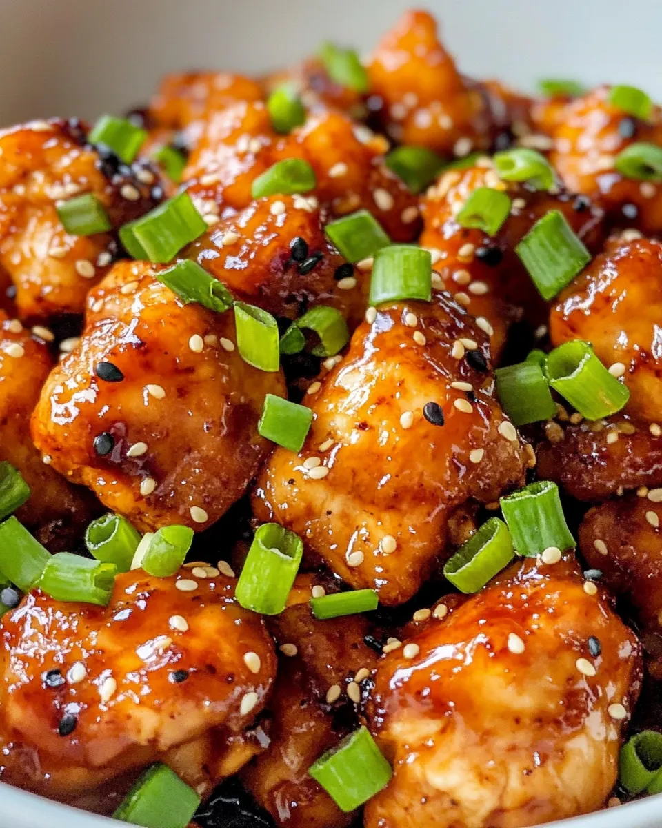 Delicious Sticky Orange Chicken (Better-Than-Takeout) plate image