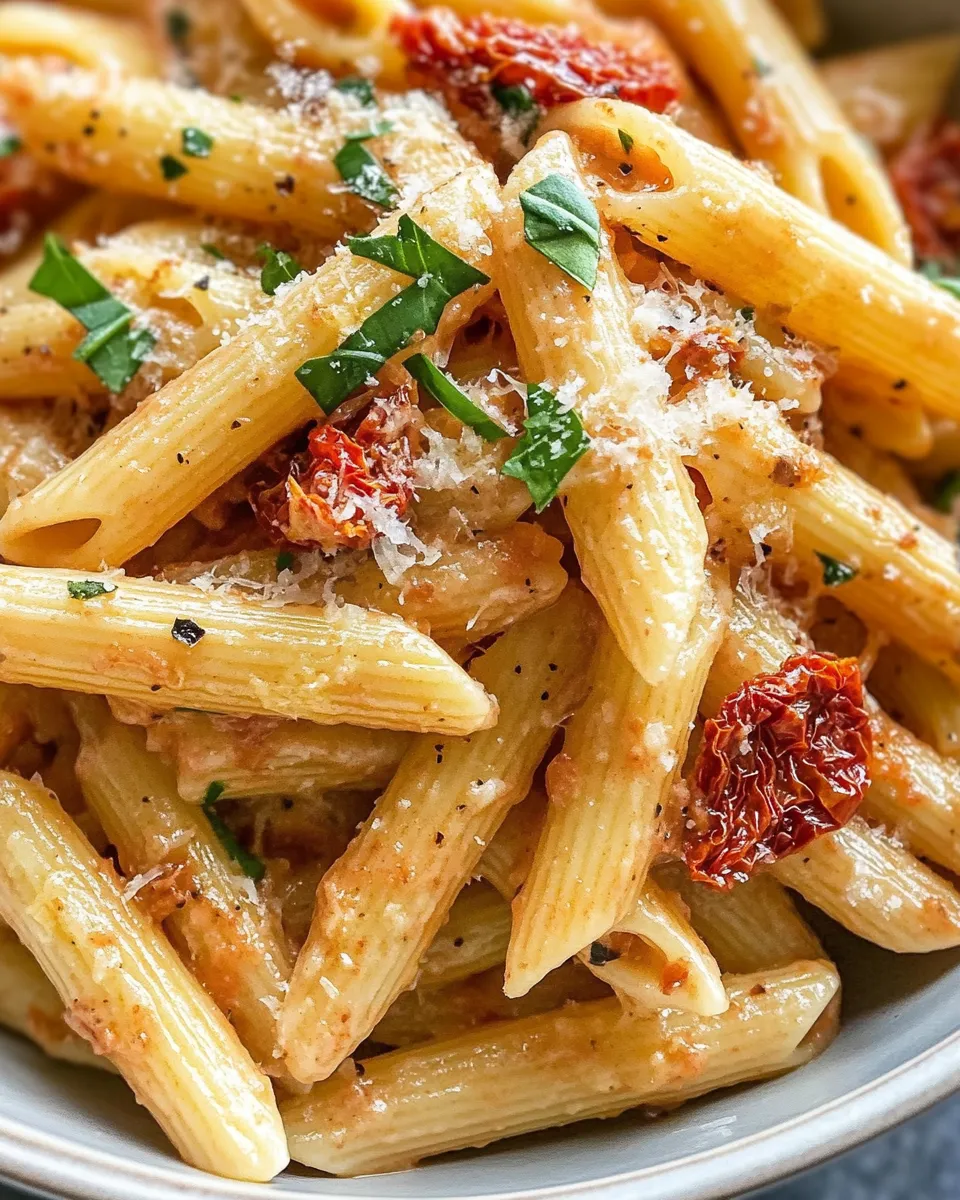 Delicious Sun-Dried Tomato Penne alla Vodka photo