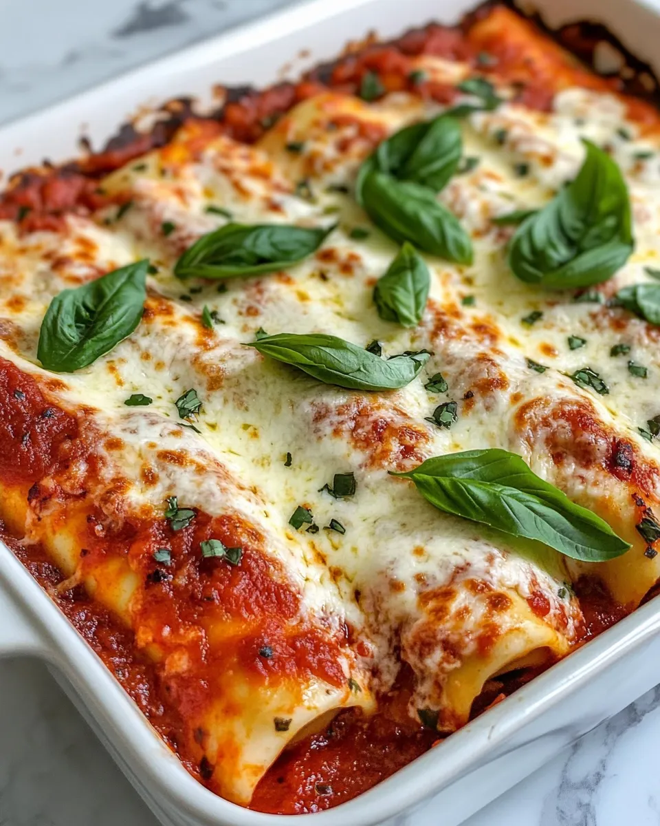Classic Weeknight Baked Manicotti (No-Pipe Hack) dish photo