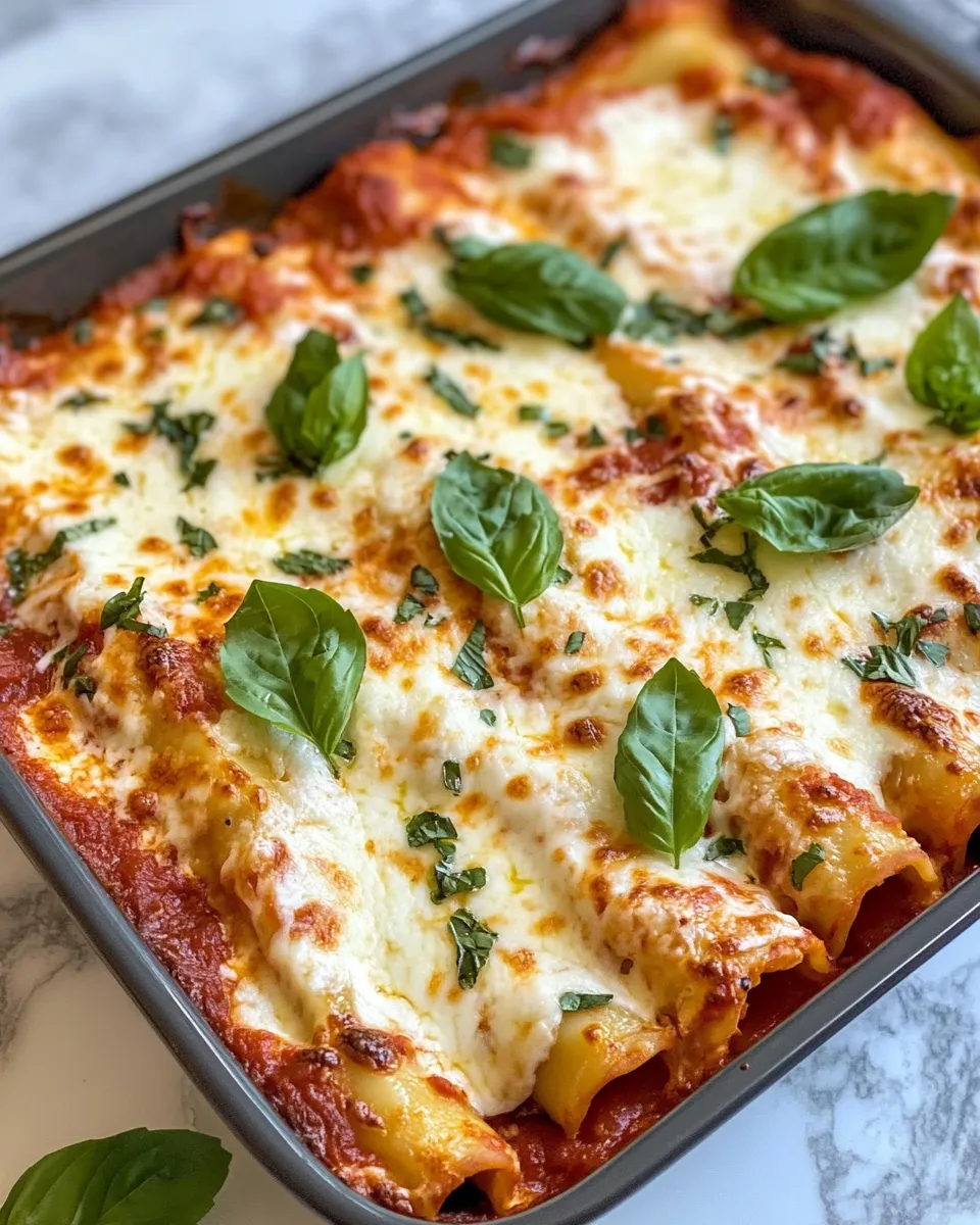 Delicious Weeknight Baked Manicotti (No-Pipe Hack) picture