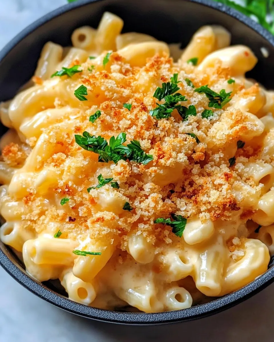 Classic White Cheddar Mac with Toasted Breadcrumbs image