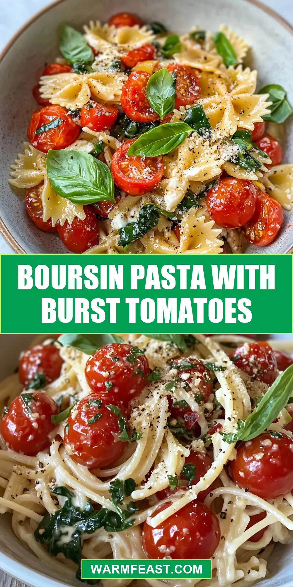 The Best Boursin Pasta With Burst Tomatoes Ever