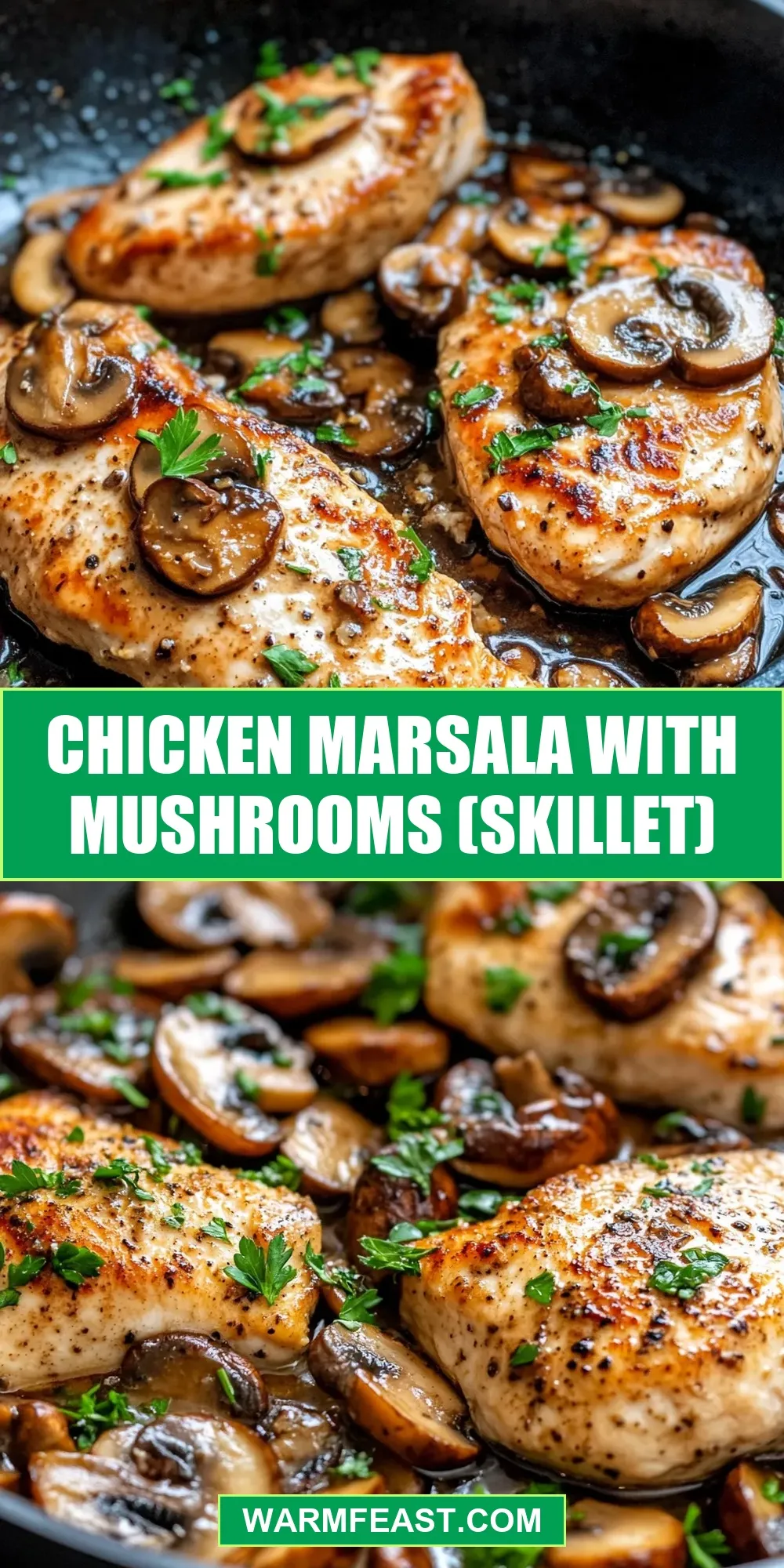 Easy Chicken Marsala With Mushrooms (Skillet)