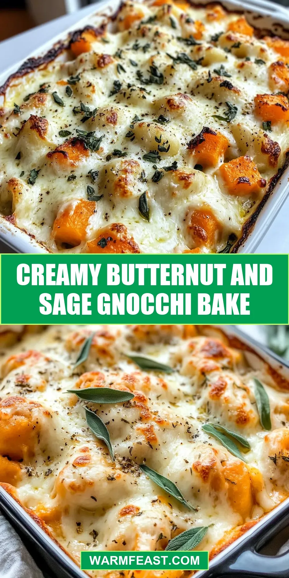 The Best Creamy Butternut And Sage Gnocchi Bake