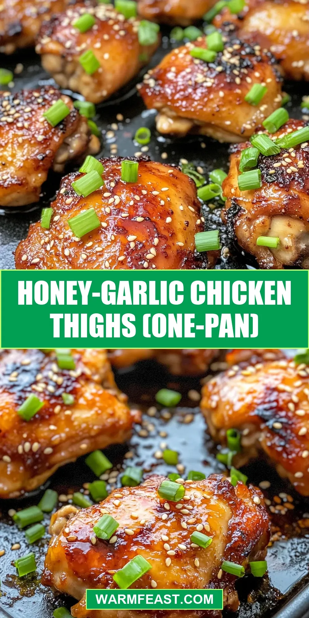 How To Make Homemade Honey-Garlic Chicken Thighs (One-Pan)