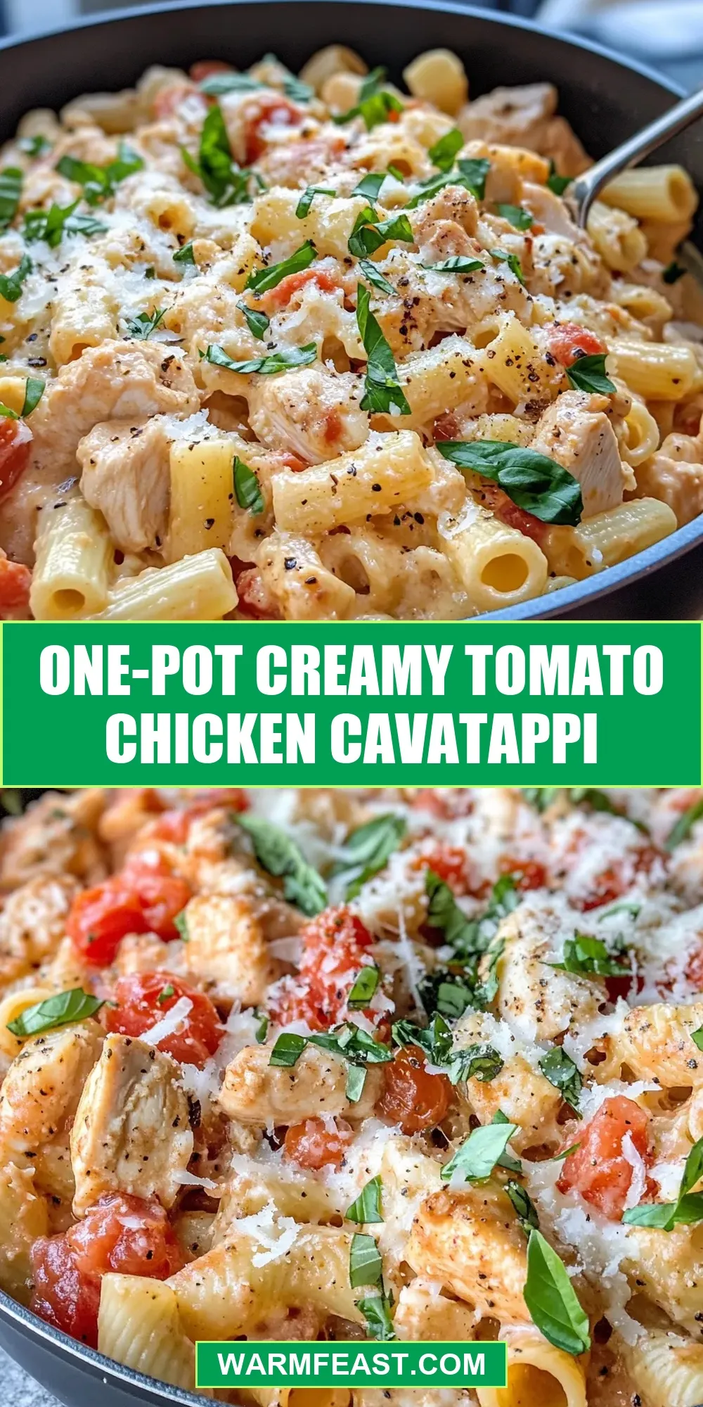 How To Make Easy One-Pot Creamy Tomato Chicken Cavatappi