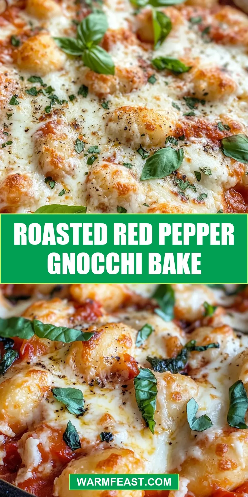 Easy Roasted Red Pepper Gnocchi Bake Recipe