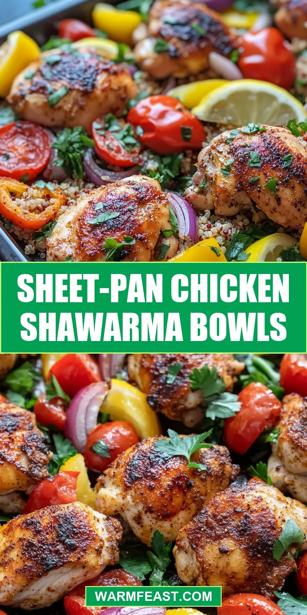 How To Make Amazing Sheet-Pan Chicken Shawarma Bowls