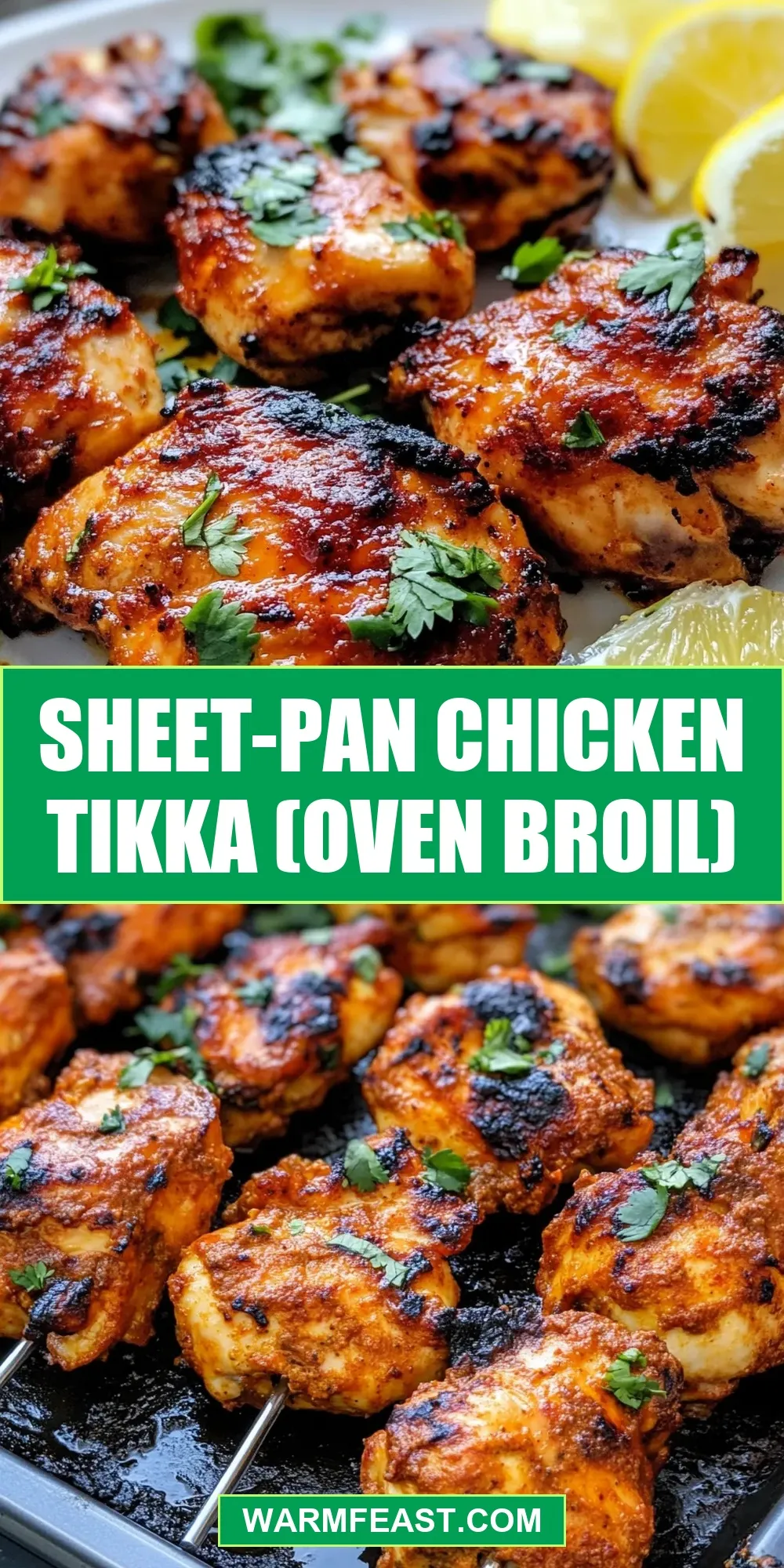 Easy Sheet-Pan Chicken Tikka (Oven Broil) Recipe
