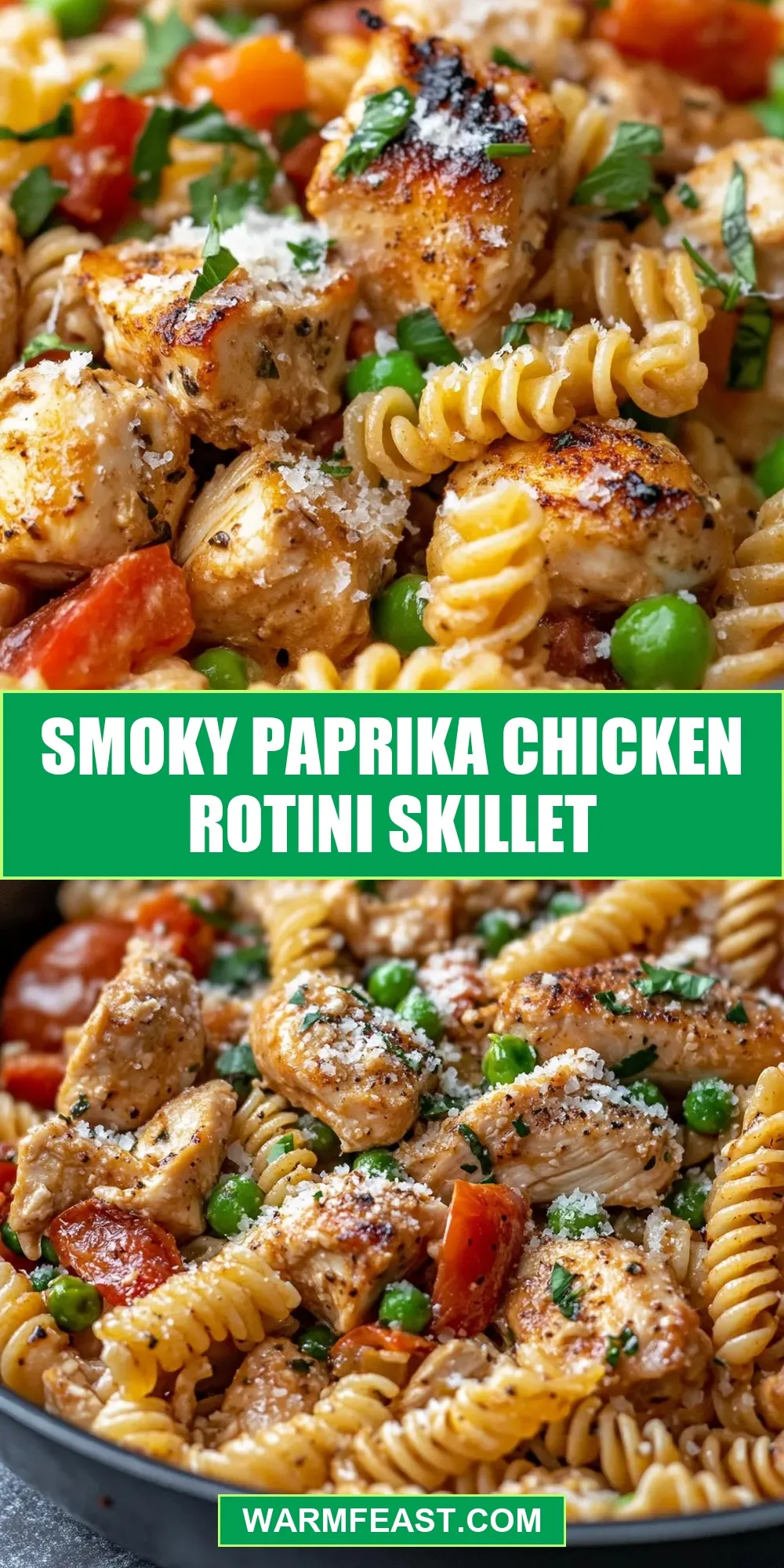 How To Make Savory Smoky Paprika Chicken Rotini Skillet