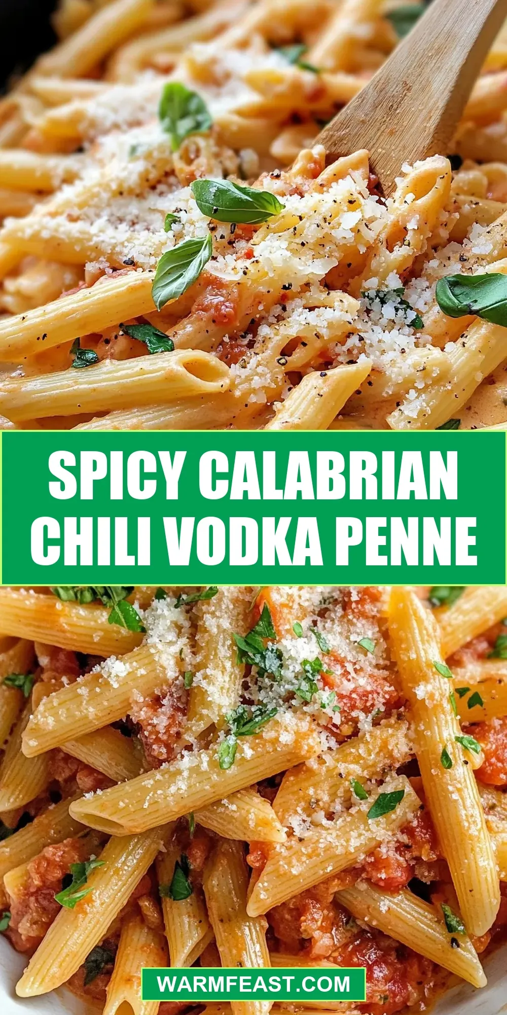 Easy Spicy Calabrian Chili Vodka Penne Recipe
