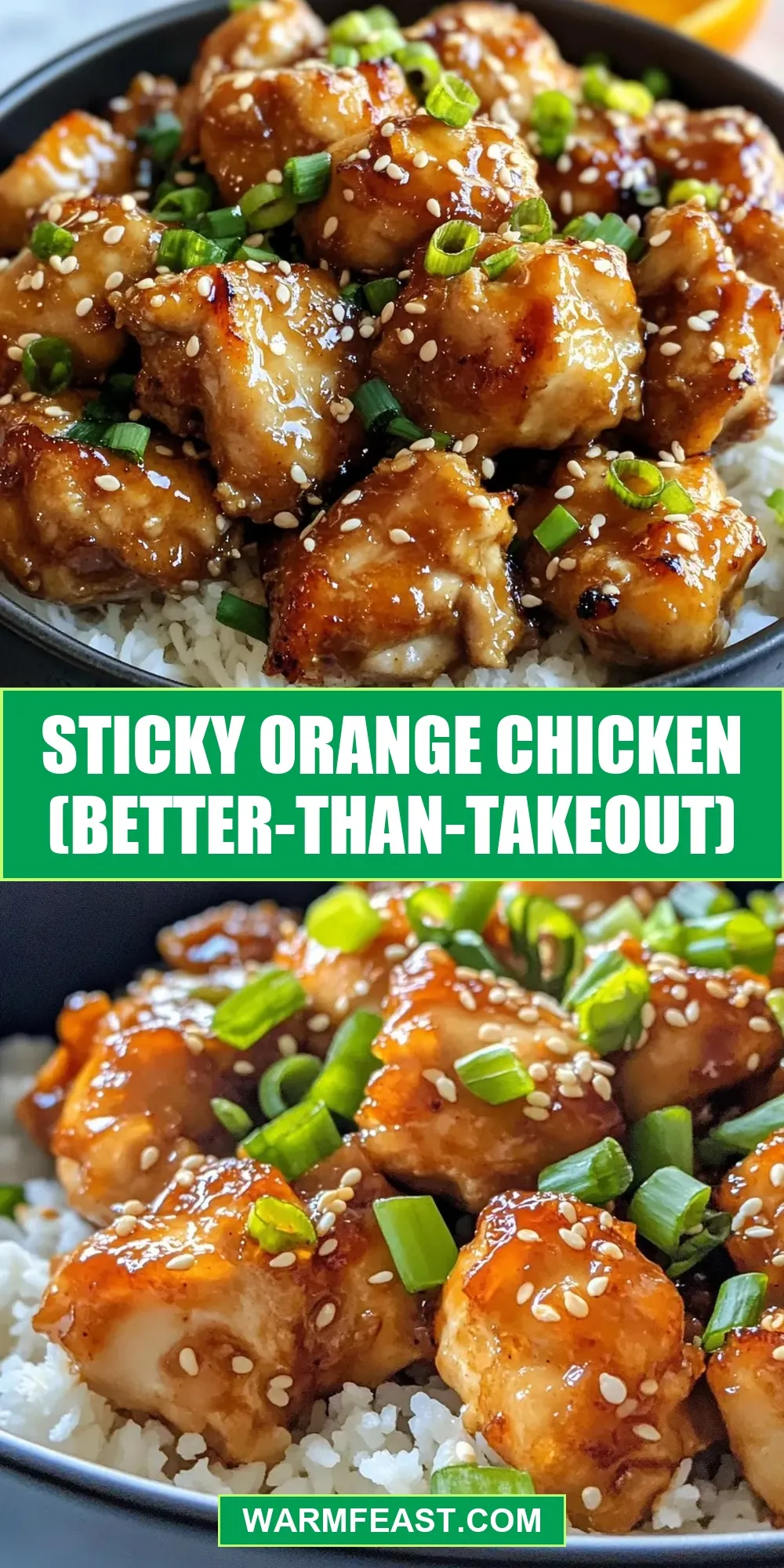 Sticky Orange Chicken (Better-Than-Takeout) (Tasty & Delicious)