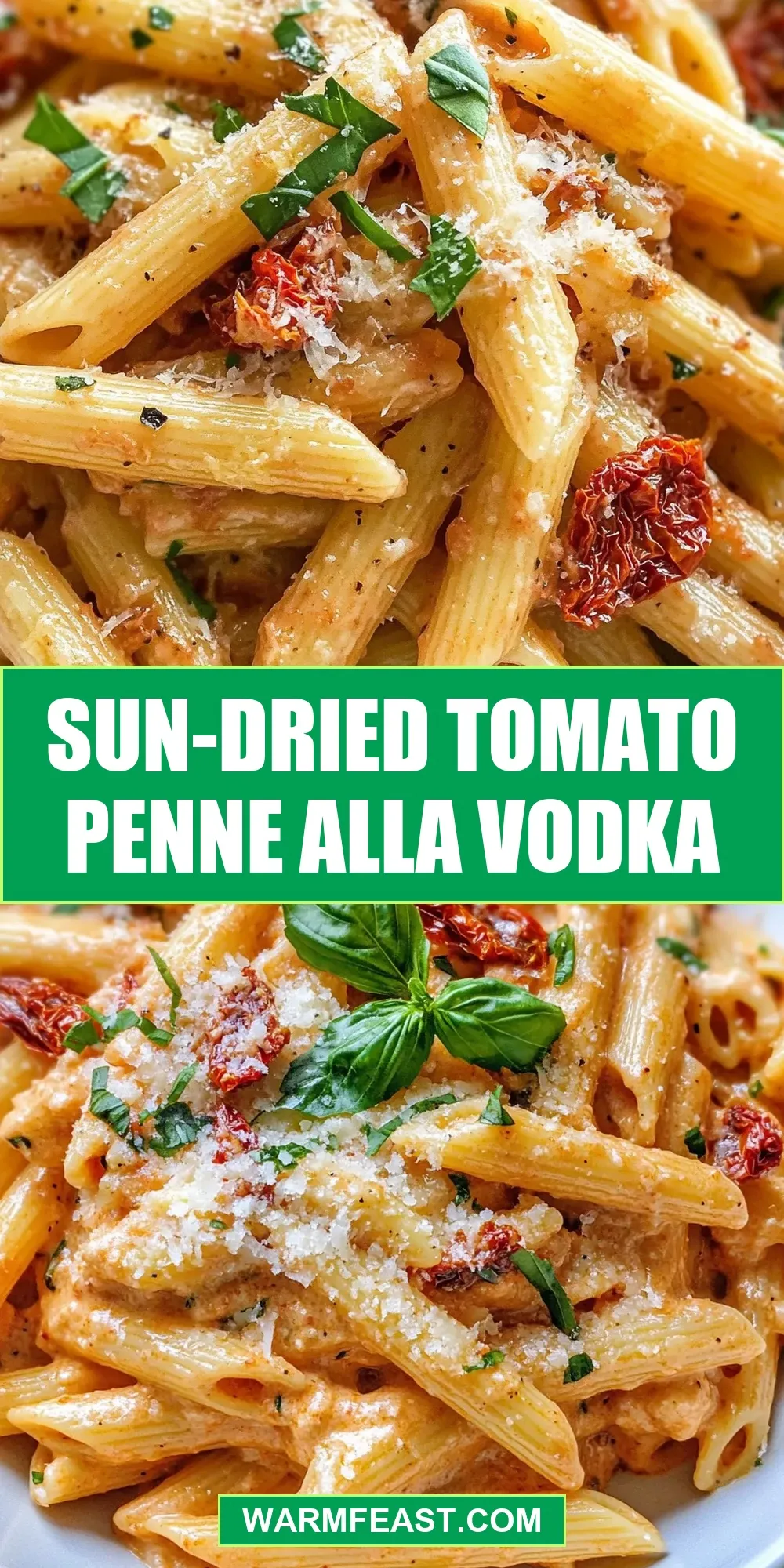 Sun-Dried Tomato Penne Alla Vodka Recipe
