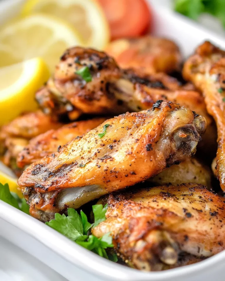 Easy Air-Fryer Lemon-Pepper Chicken Wings photo