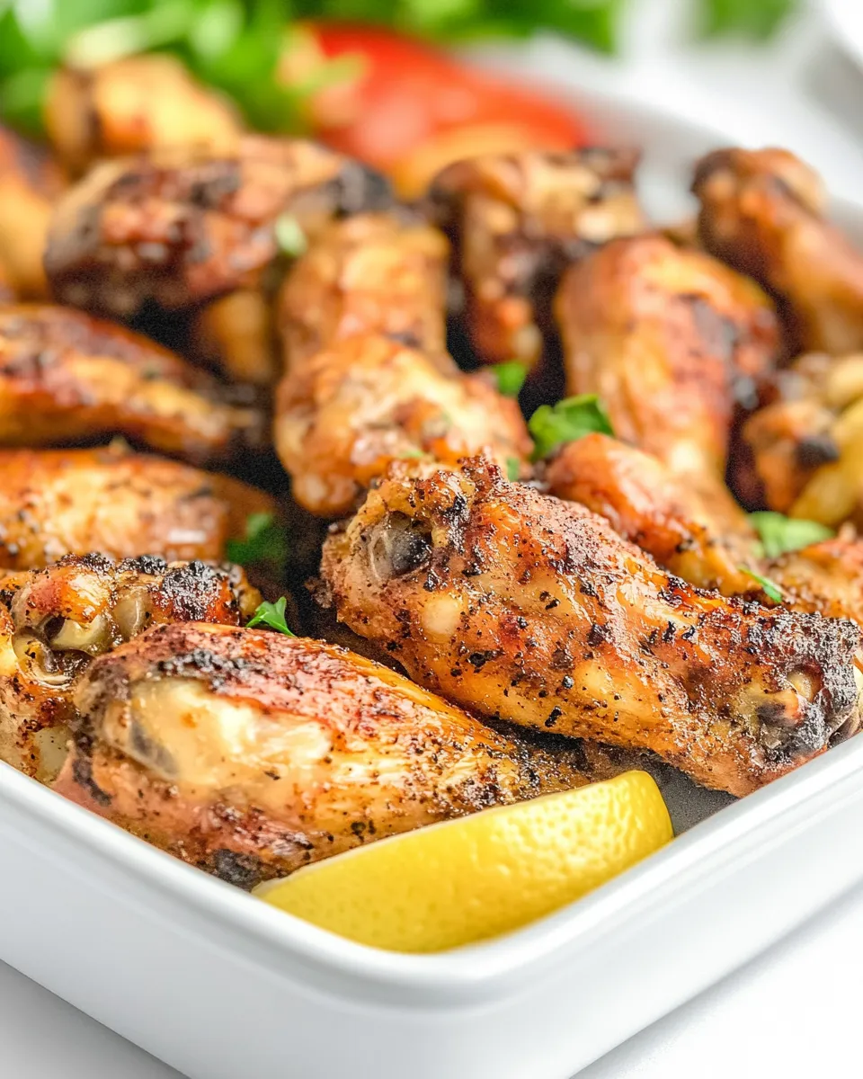 Best Air-Fryer Lemon-Pepper Chicken Wings recipe photo