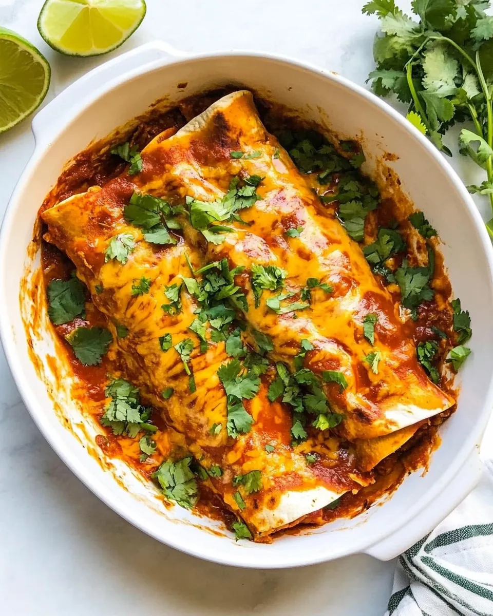 Easy Amazing Homemade Chicken Enchiladas recipe photo