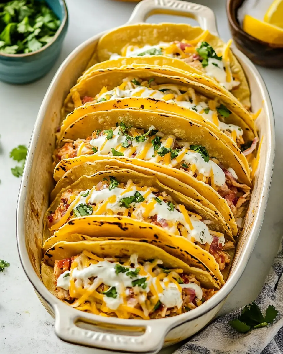 Quick Baked Chicken Tacos Recipe recipe photo