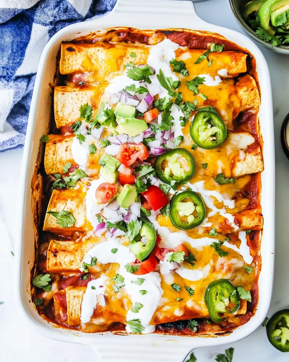 Homemade Best Chicken Enchilada Recipe photo