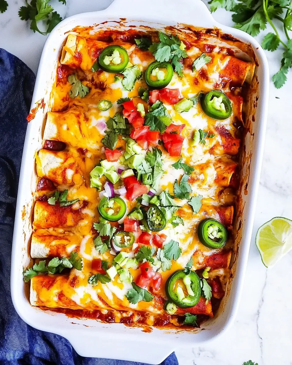 Classic Best Chicken Enchilada Recipe image