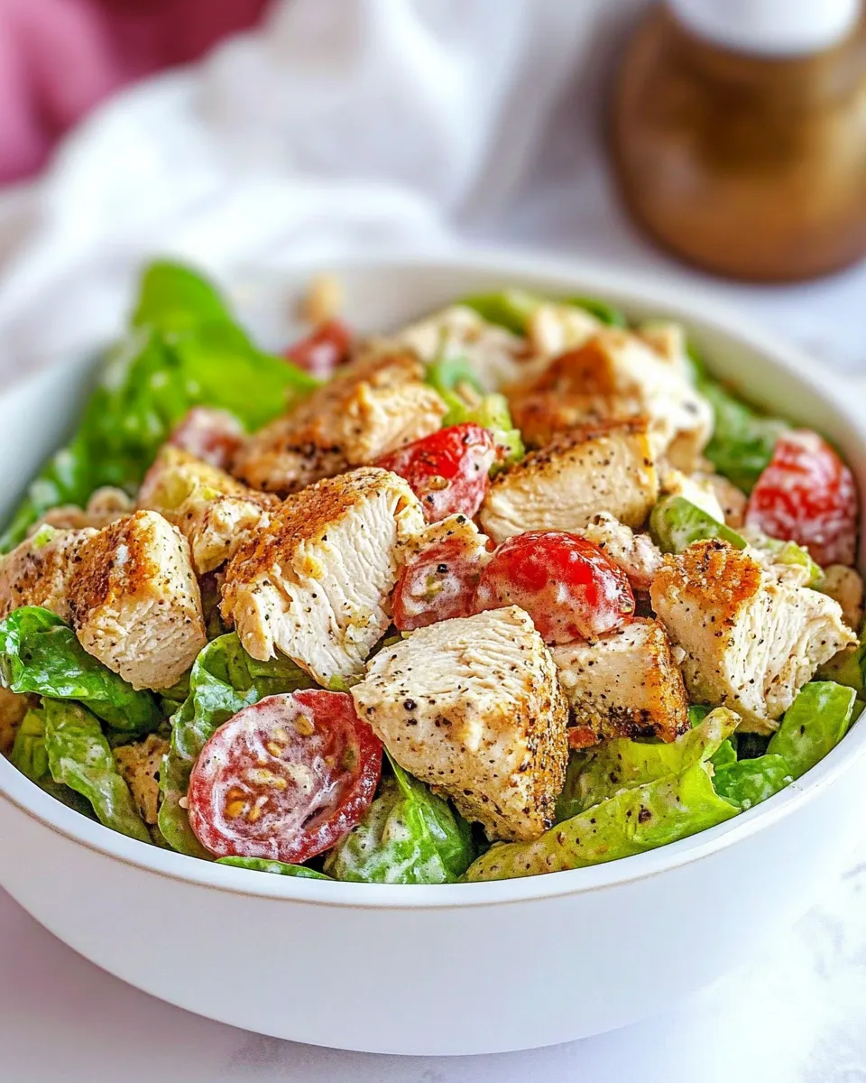 Classic Chicken Caesar Salad image
