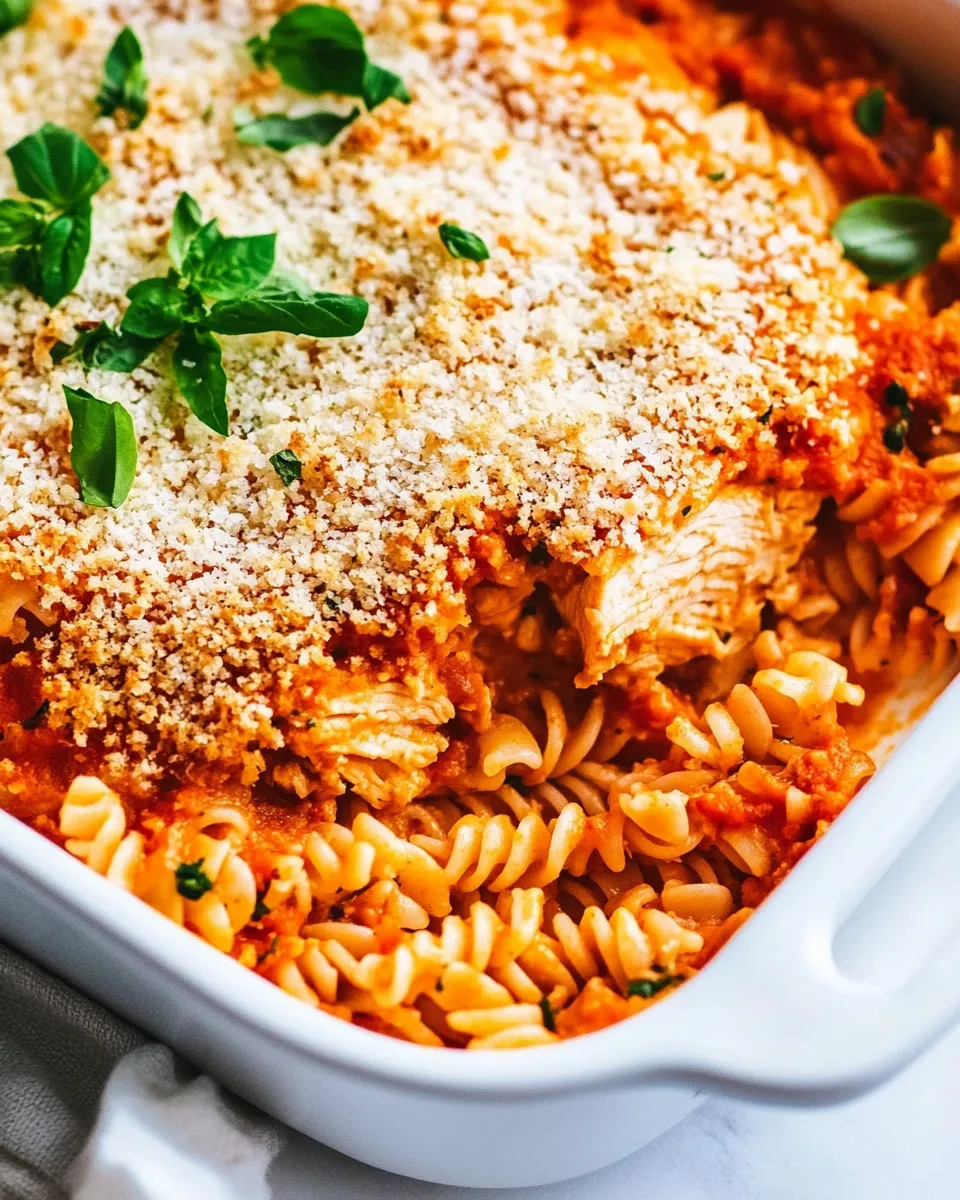 Classic Chicken Parmesan Pasta image
