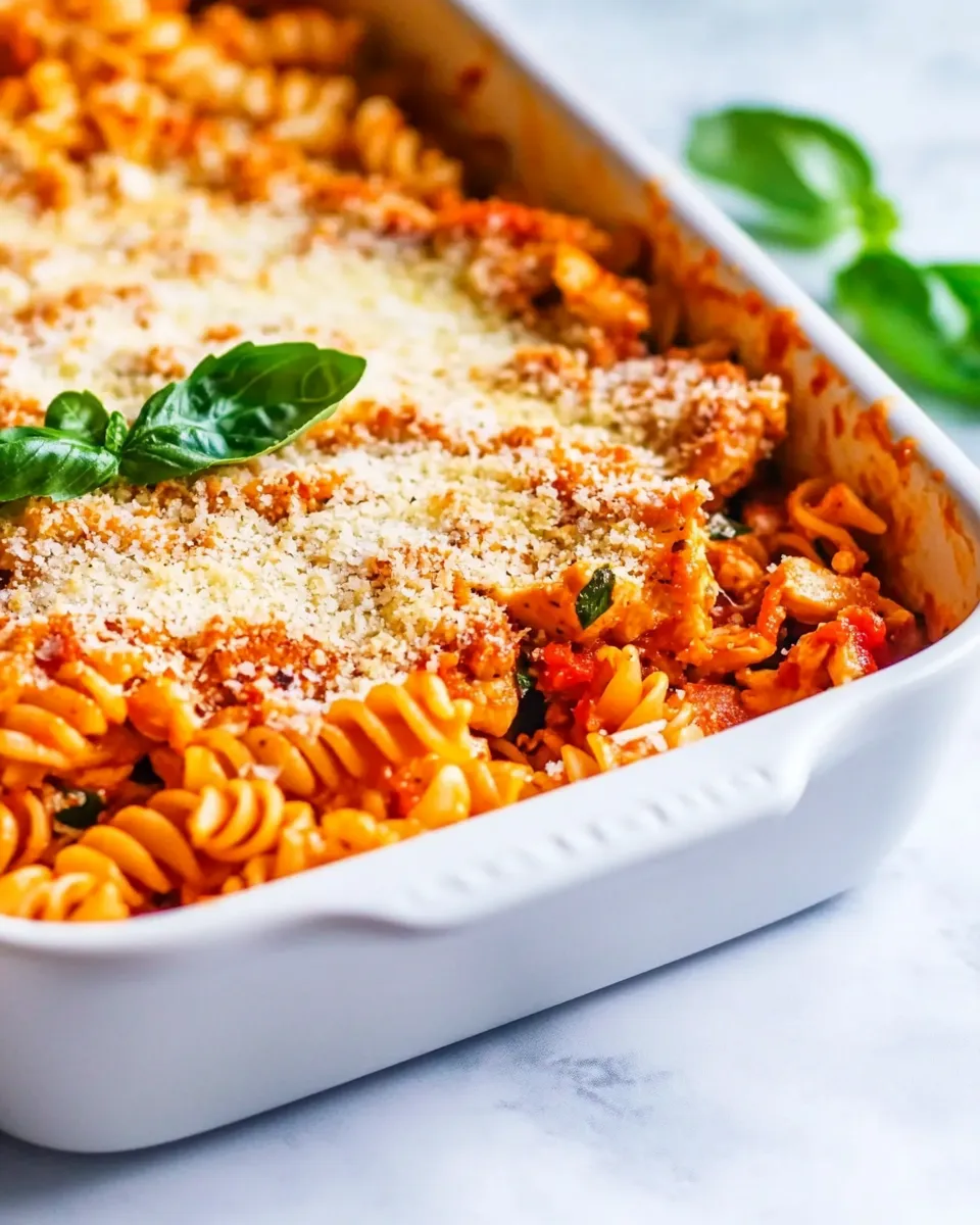 Easy Chicken Parmesan Pasta recipe photo