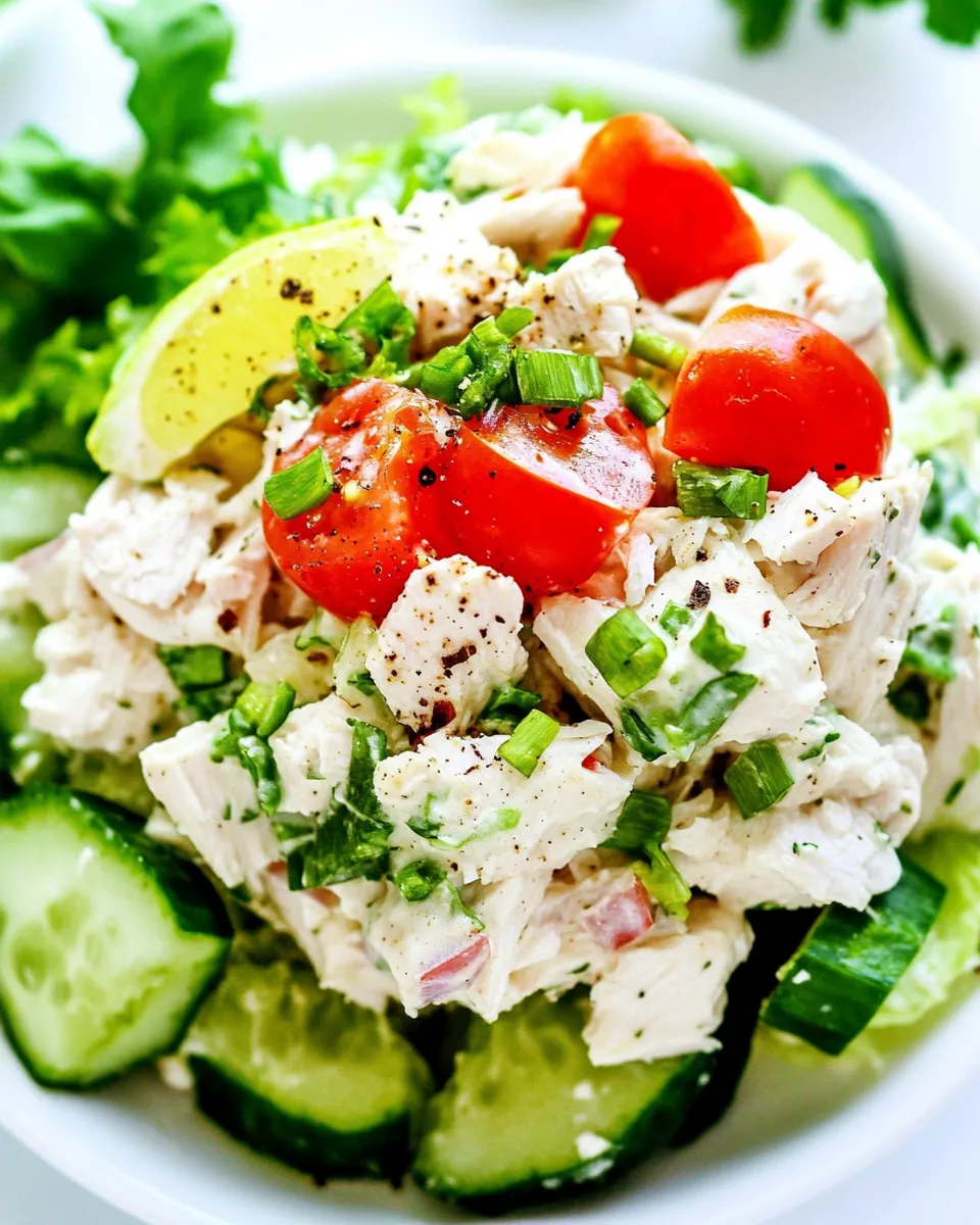 Easy Chicken Salad Recipe shot