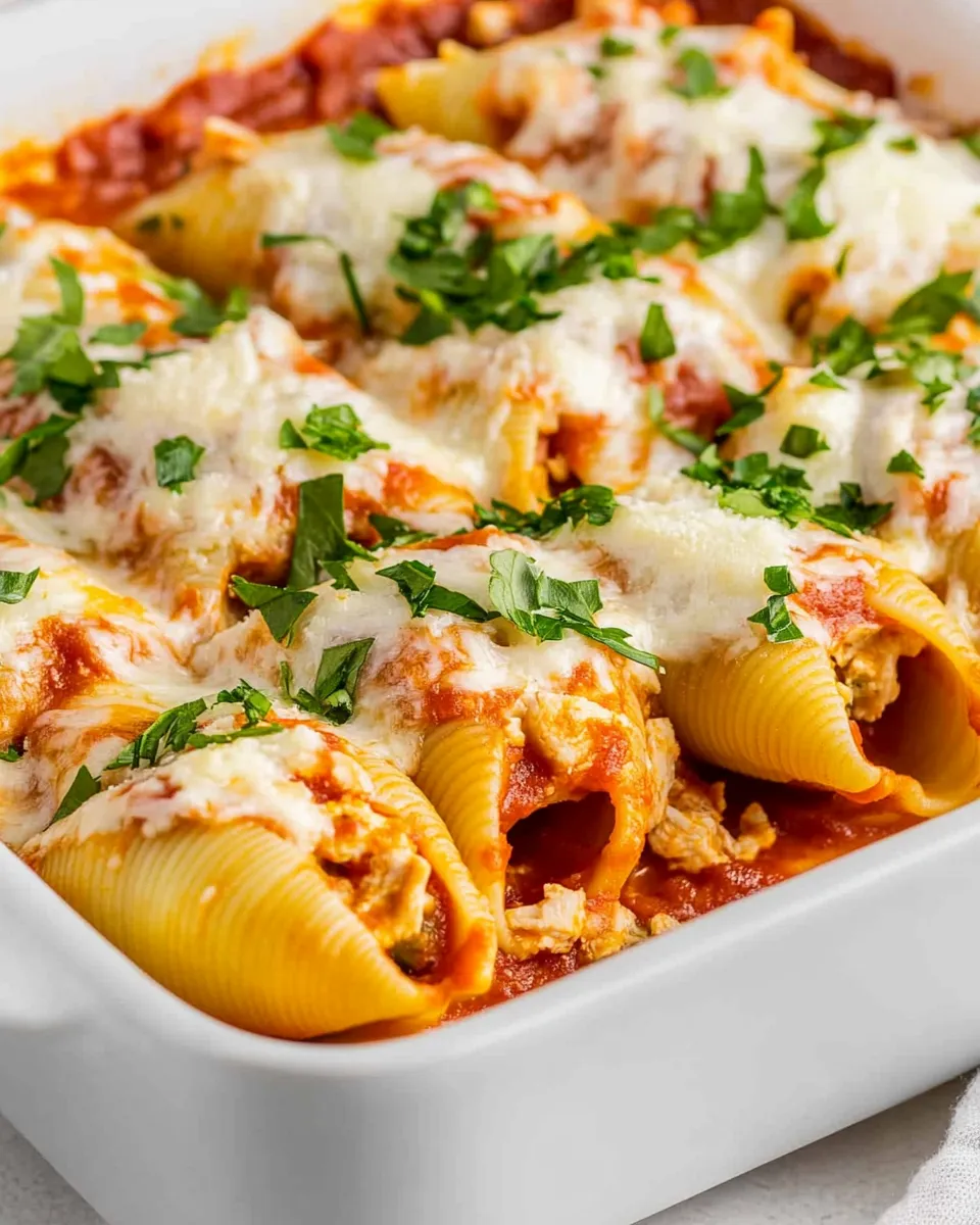 Homemade Chicken Stuffed Shells photo