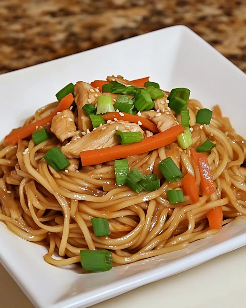 Classic Chicken Teriyaki Noodles image