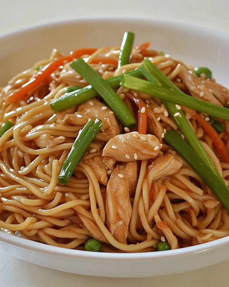 Easy Chicken Teriyaki Noodles recipe photo