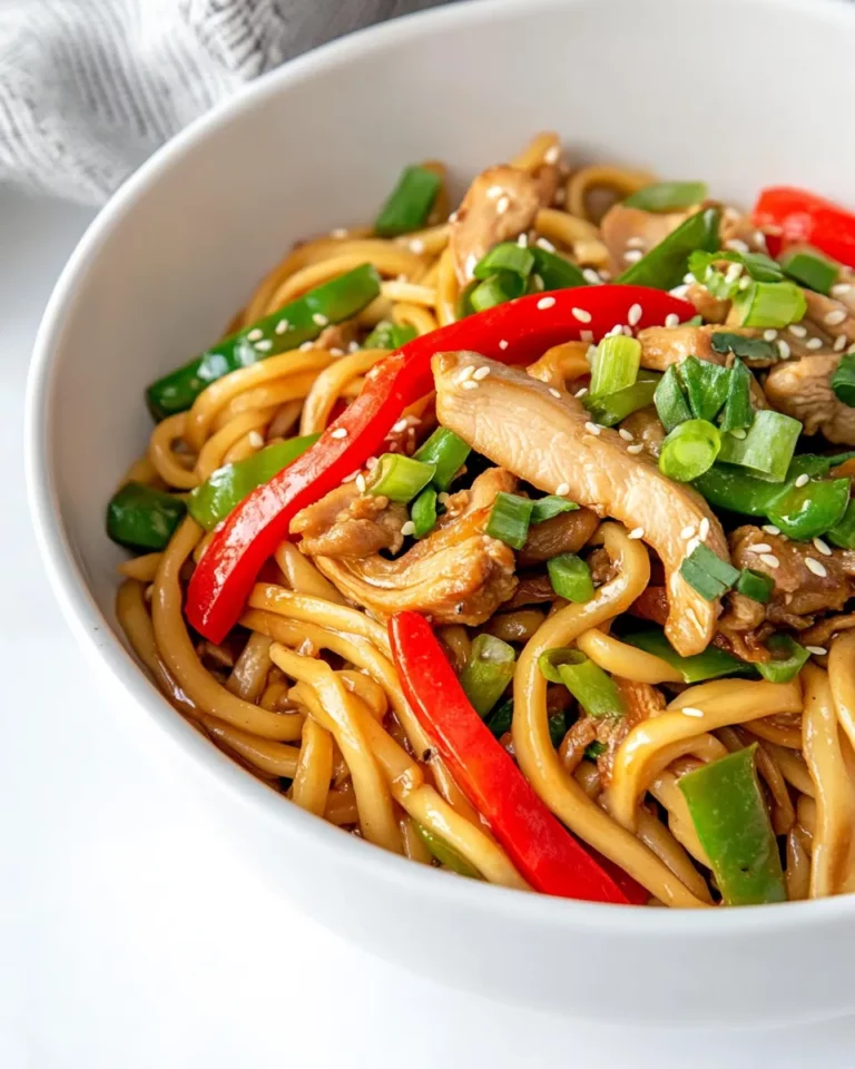 Homemade Chicken Yaki Udon photo