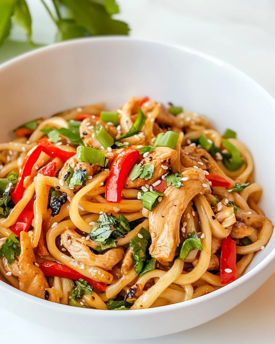 Classic Chicken Yaki Udon image