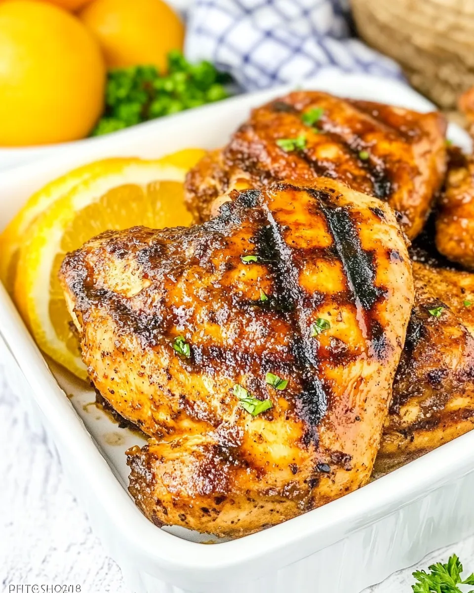 Delicious Citrus BBQ Grilled Chicken recipe photo