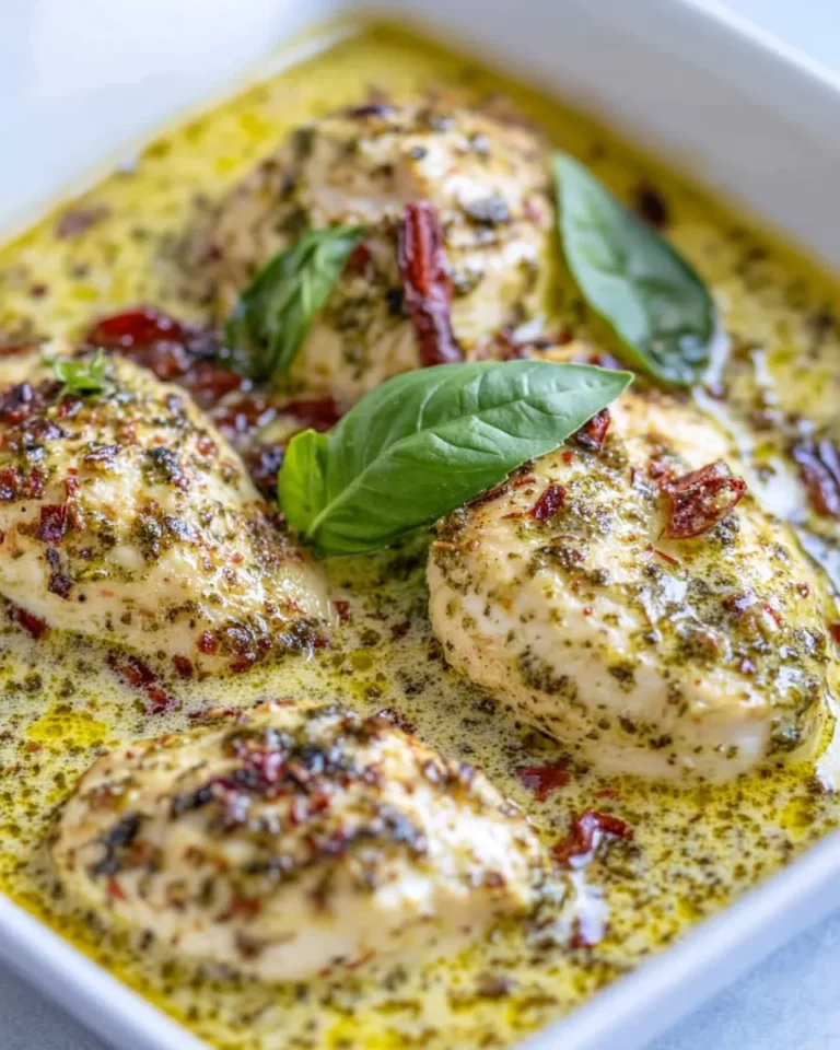 Homemade Creamy Pesto Chicken (Dairy-Free, Paleo, Keto) photo