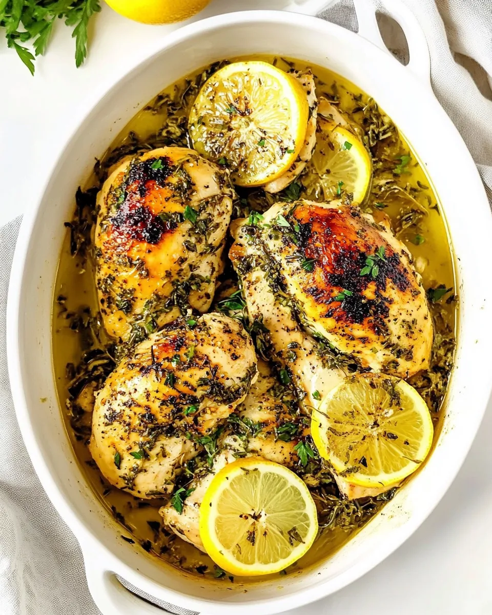 Delicious Easy Greek Lemon Chicken shot