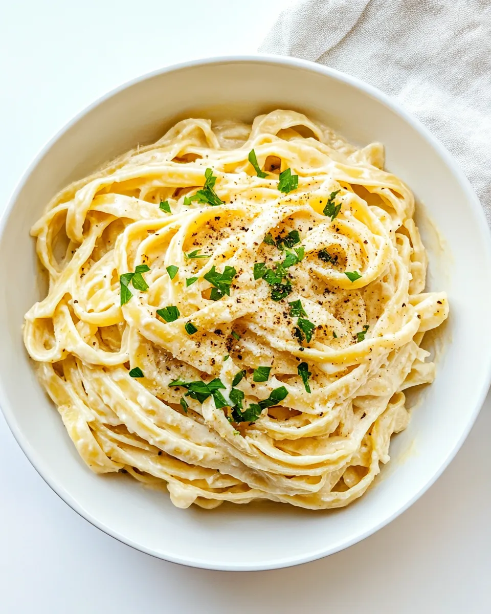 Homemade Fettuccine Alfredo photo