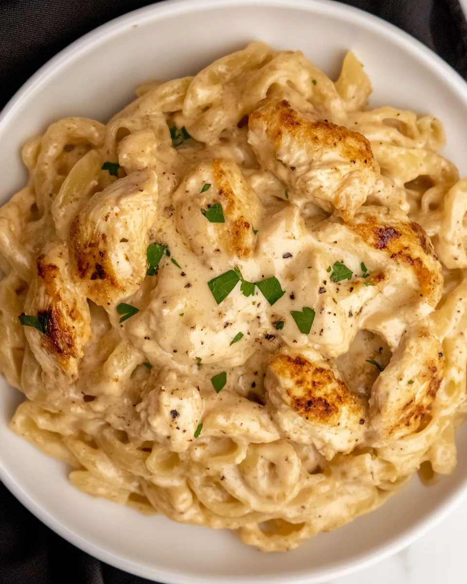 Homemade Garlic Parmesan Chicken Pasta photo