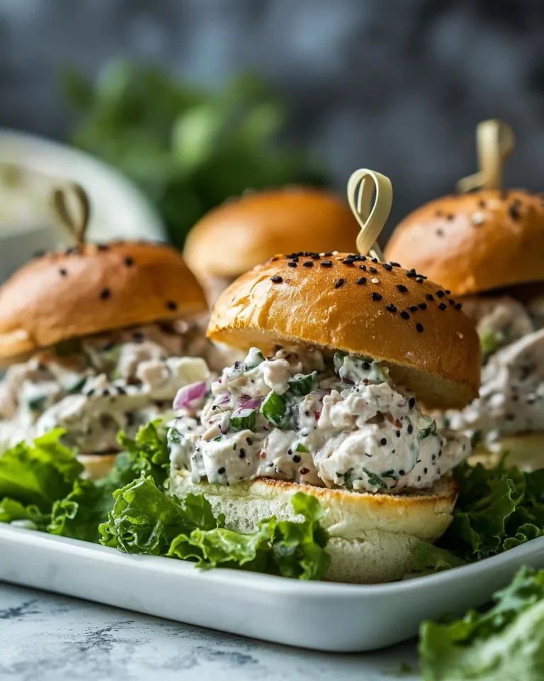 Homemade Healthy Chicken Salad Sliders photo