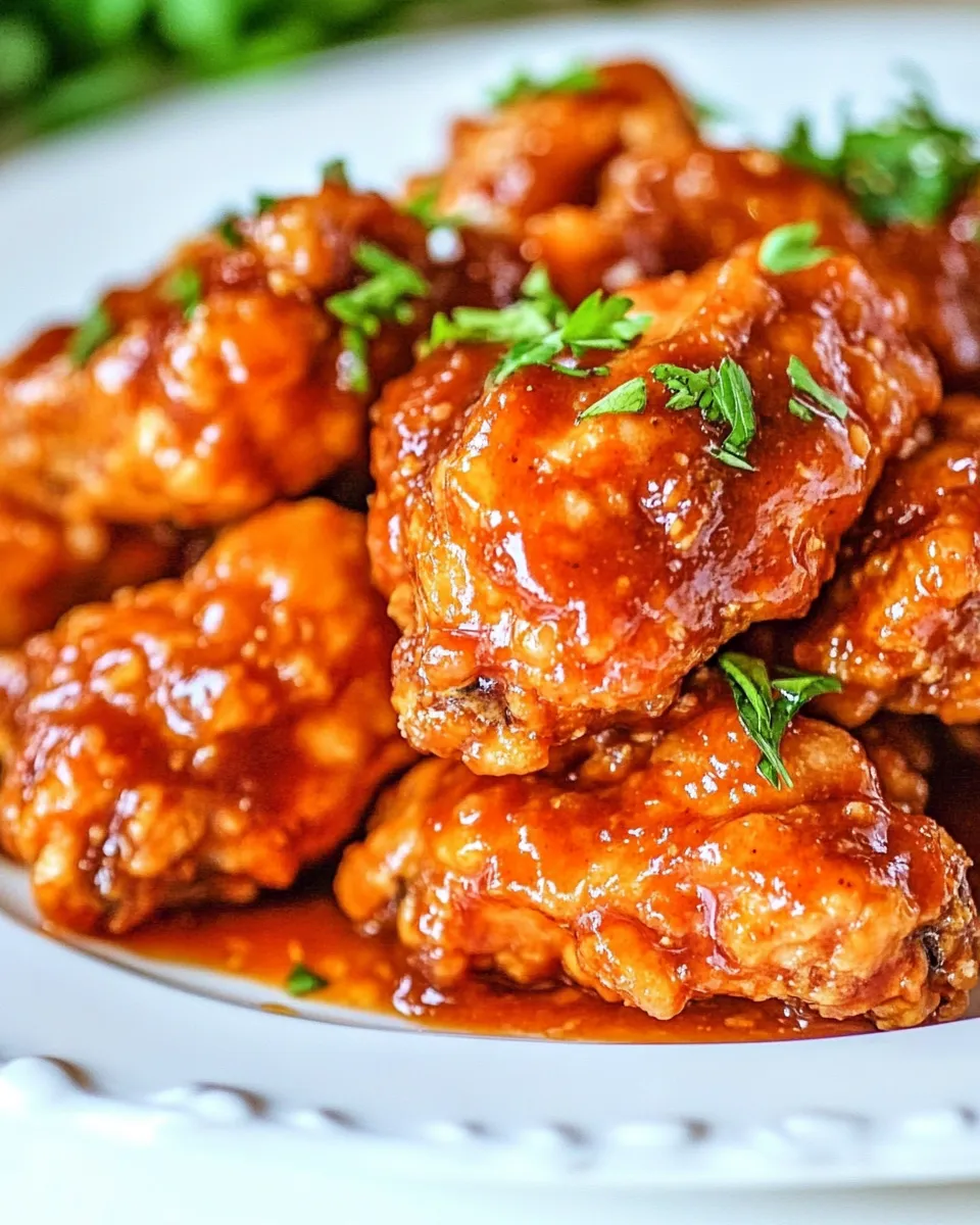 Delicious How to Make Boneless Chicken Wings with Homemade BBQ Sauce image