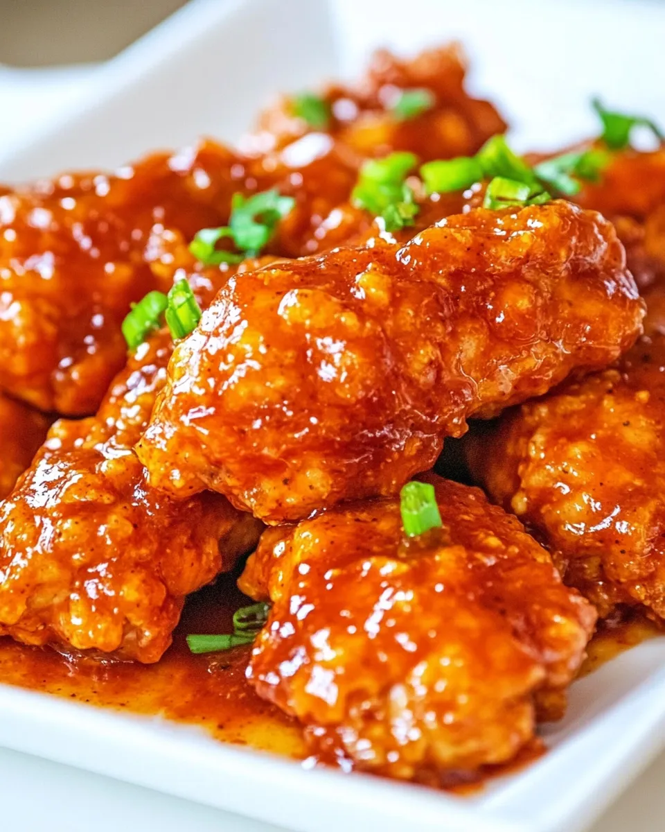 Quick How to Make Boneless Chicken Wings with Homemade BBQ Sauce shot