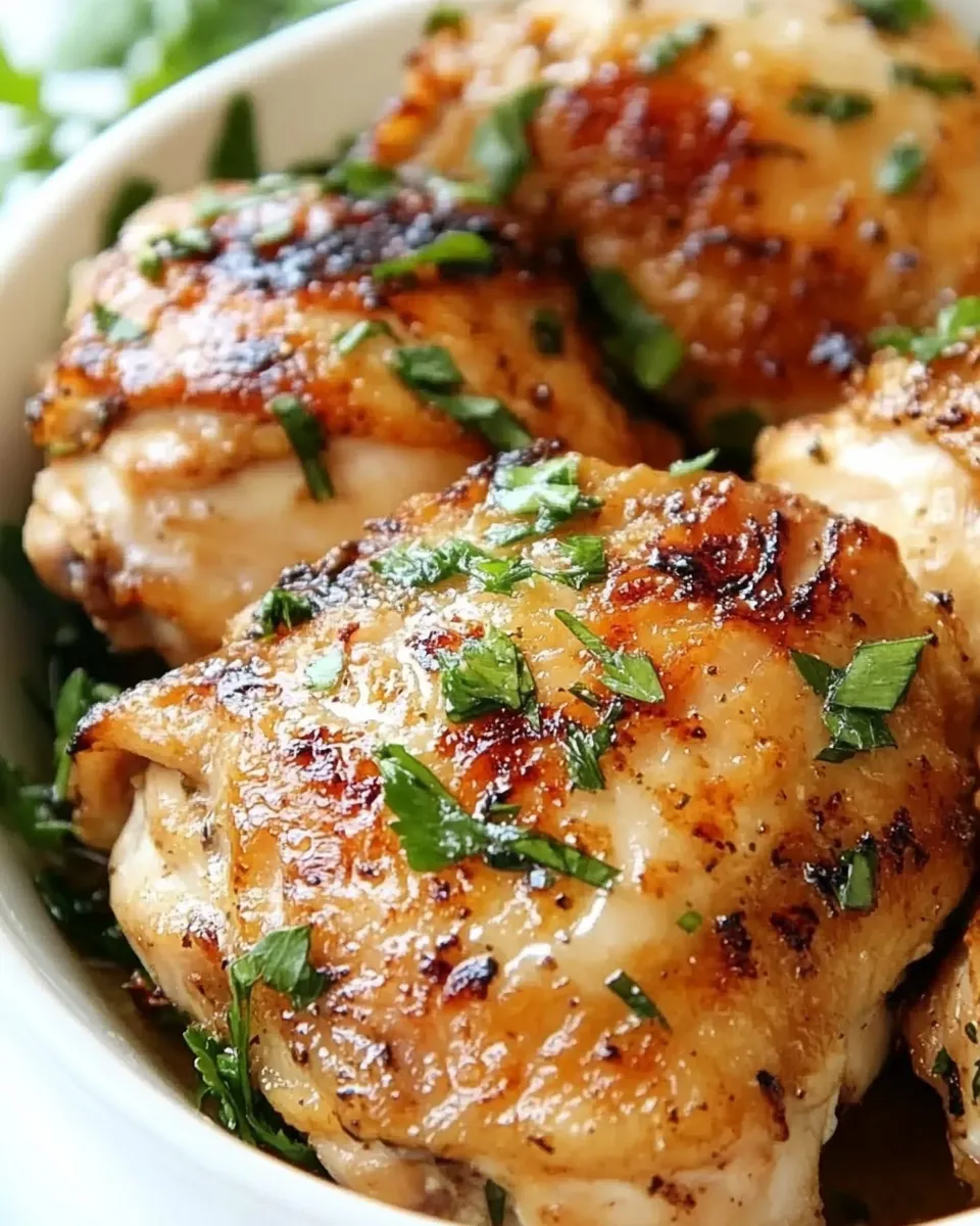Savory Instant Pot Chicken Thighs Recipe shot