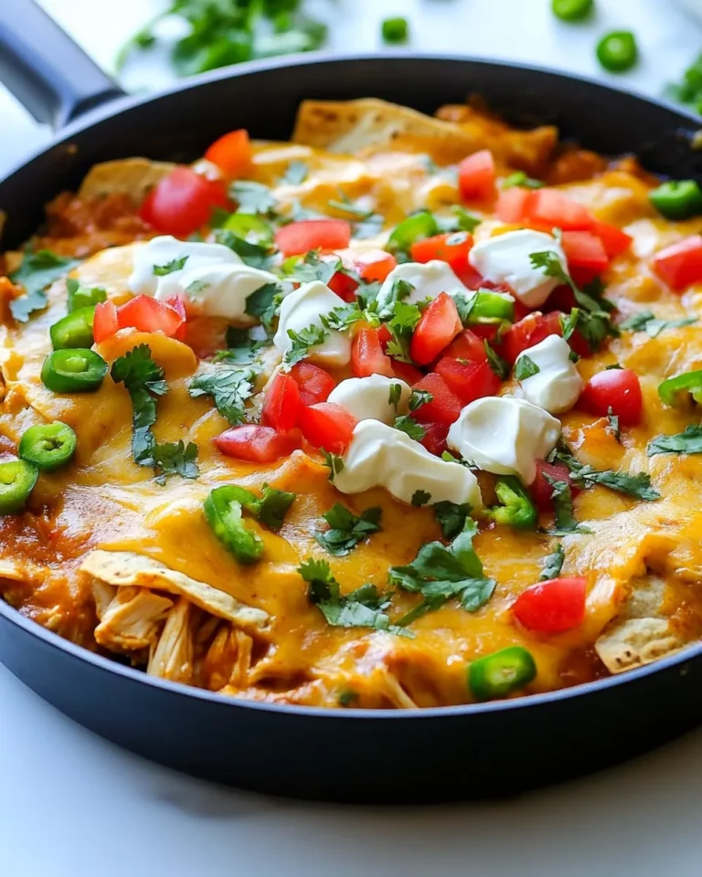 Easy One-Pan Chicken Enchilada Skillet photo