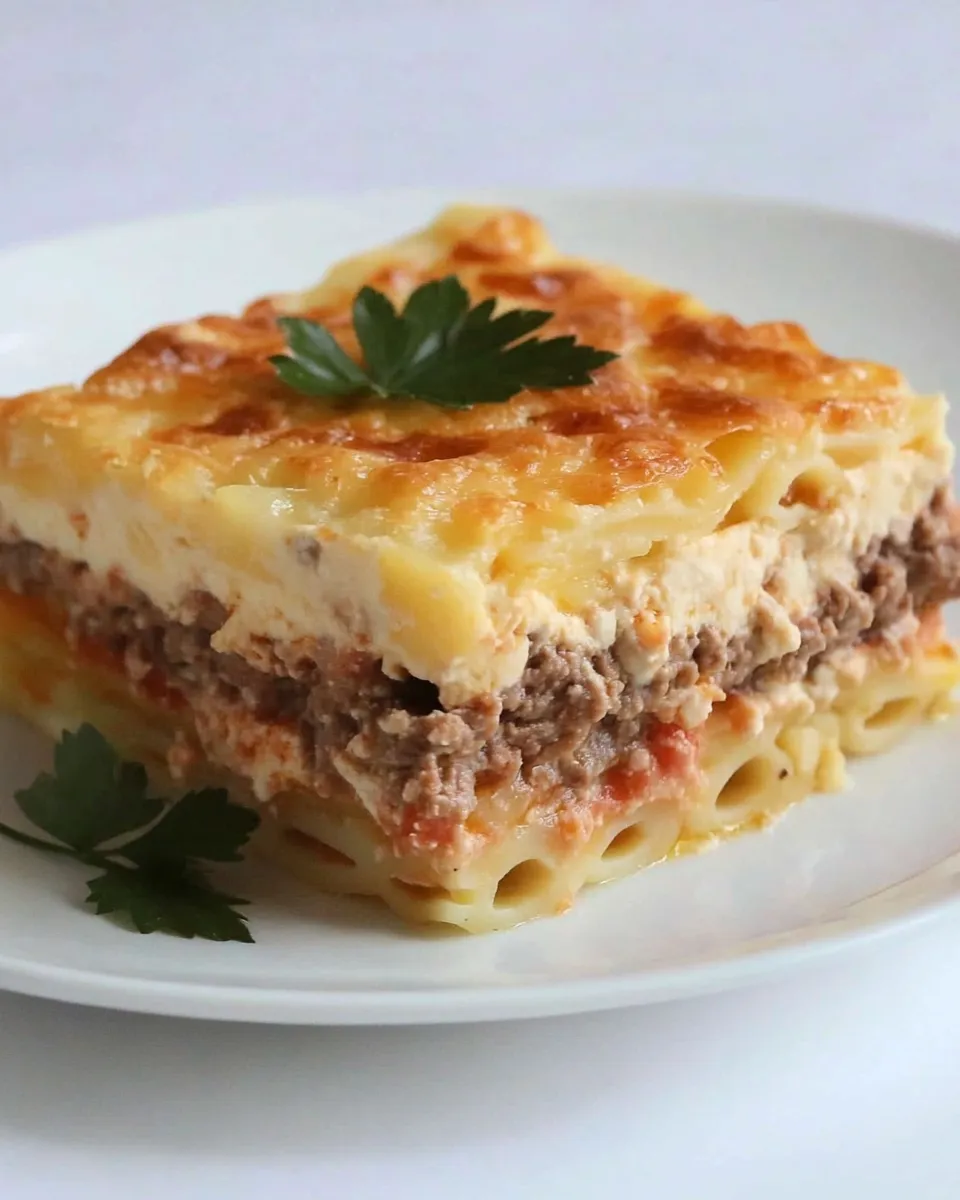 Homemade Pastitsio (Greek Lasagna) photo