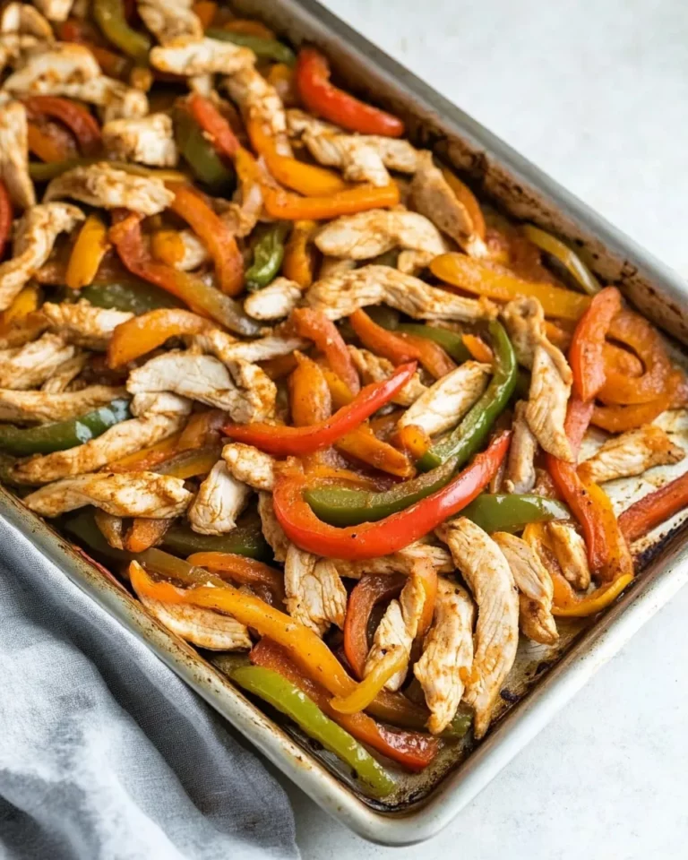 Homemade Sheet Pan Chicken Fajitas photo